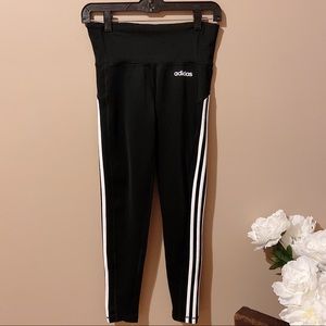 *NWOT* Adidas 3 stripe high waist leggings